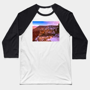 Grand Canyon in the snow Baseball T-Shirt